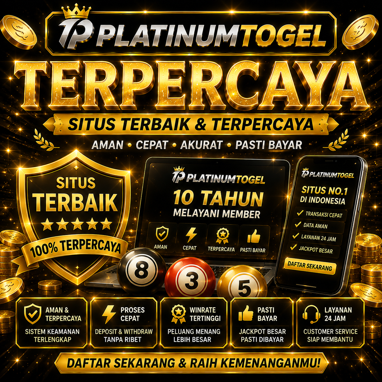 PLATINUMTOGEL SITUS JUDI ONLINE TERBAIK DAN TERPERCAYA DI INDONESIA