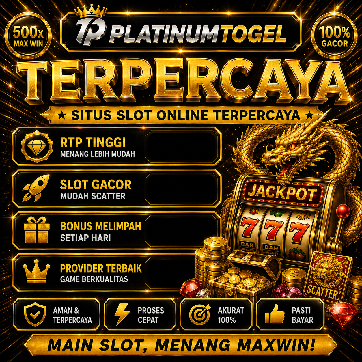 PLATINUMTOGEL Situs Slot dan Permainan Digital Terpopuler